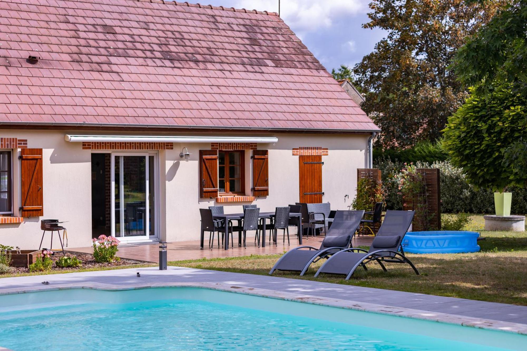 L'Atelier Des Reves, Maison Avec Piscine Privee Meusnes Dış mekan fotoğraf